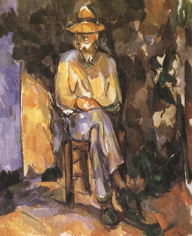 Paul Cezanne tuinman Norge oil painting art
